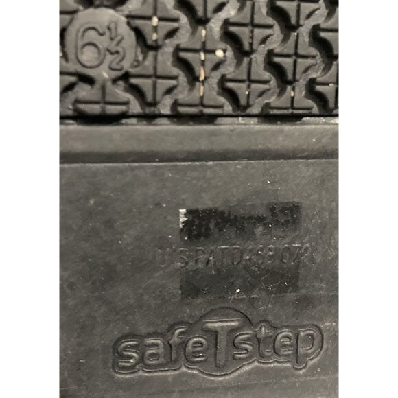 SafeTStep Womens 6.5 Black Colorful Abstract Design Slip-On Work Shoes - Picture 7 of 7